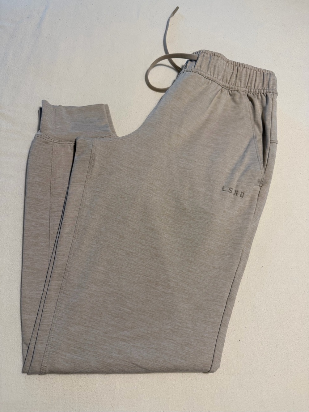 LSKD- buttery soft  Joggers in Beautiful oat